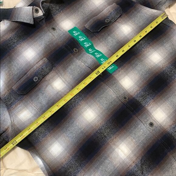 JACHS, Men's Black and Gray Plaid Shirt, NWT - Picture 8 of 10